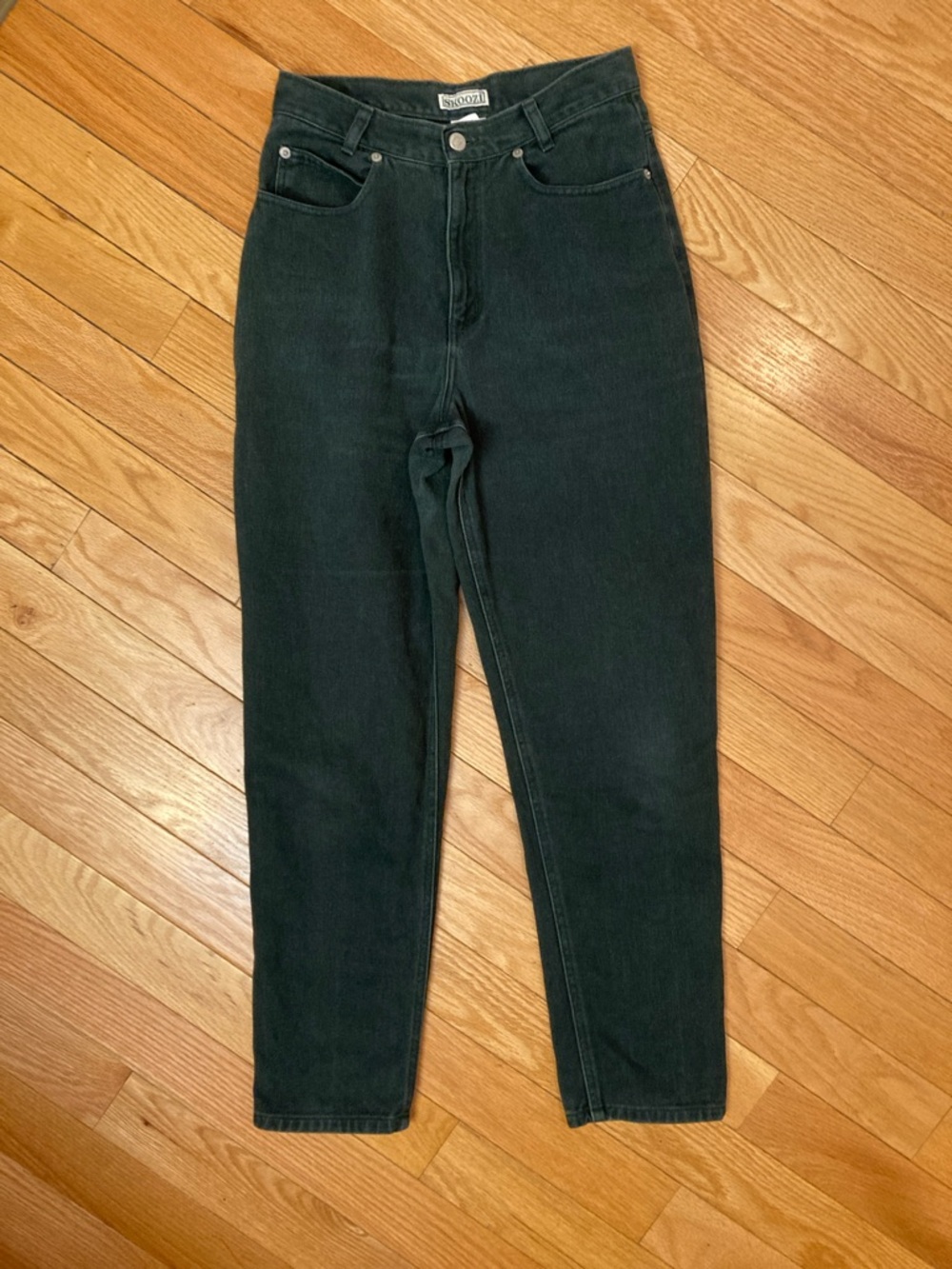 Vintage SKOOZI Green Denim Mom Jeans